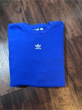 adidas Royal Blue Trefoil Crewneck Sweatshirt